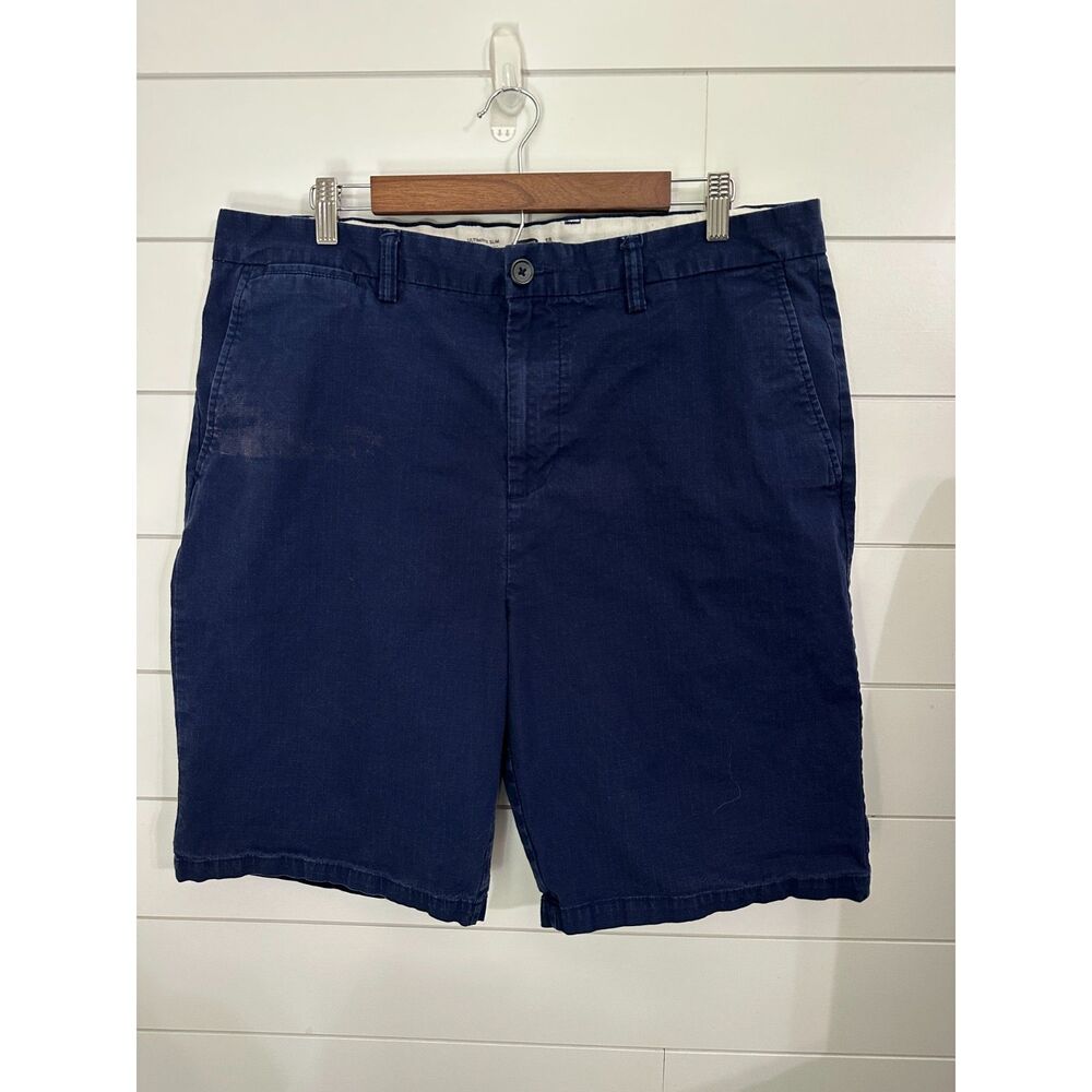 Old Navy Mens Ultimate Slim Shorts Size 38 Navy Blue